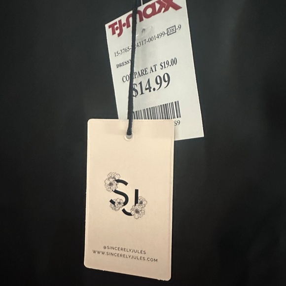 Sincerely Jules Vegan Leather Black Top - Picture 2 of 4